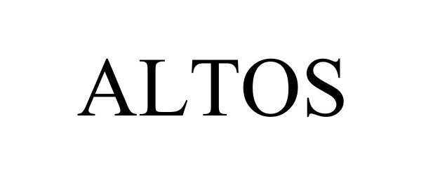 Trademark Logo ALTOS