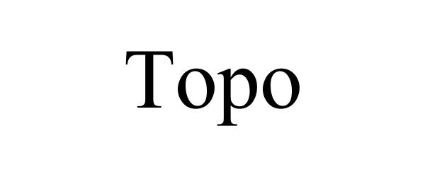 Trademark Logo TOPO