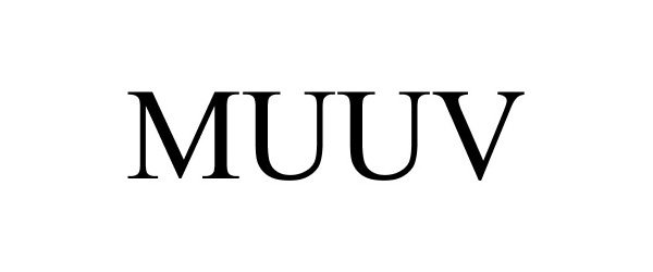 Trademark Logo MUUV