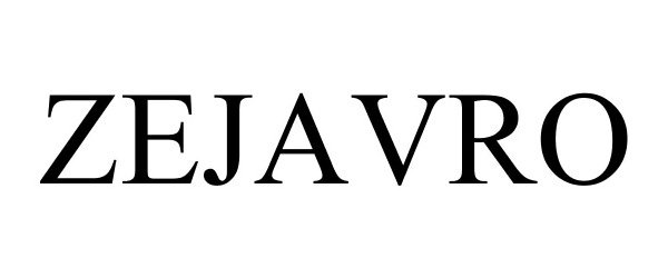 Trademark Logo ZEJAVRO