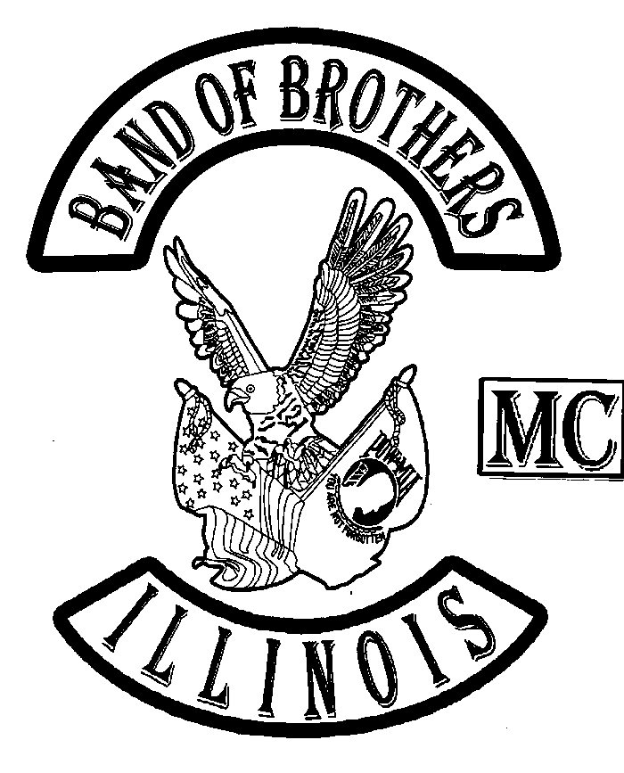 Trademark Logo BAND OF BROTHERS MC ILLINOIS POW MIA YOU ARE NOT FORGOTTEN