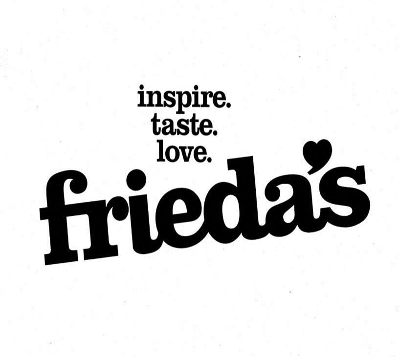 Trademark Logo INSPIRE. TASTE. LOVE. FRIEDA'S