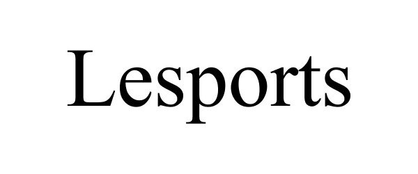 Trademark Logo LESPORTS