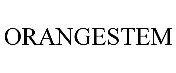 Trademark Logo ORANGESTEM