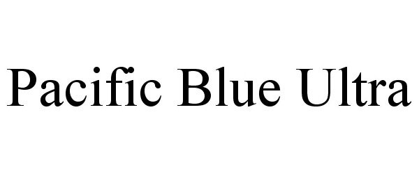 Trademark Logo PACIFIC BLUE ULTRA