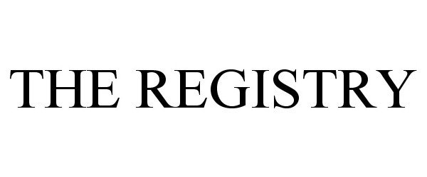 Trademark Logo THE REGISTRY