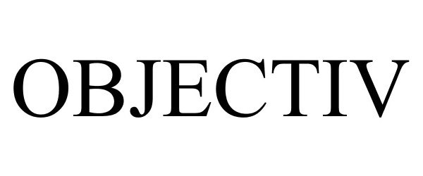 Trademark Logo OBJECTIV