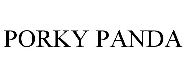 Trademark Logo PORKY PANDA