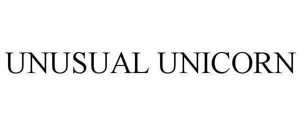 Trademark Logo UNUSUAL UNICORN