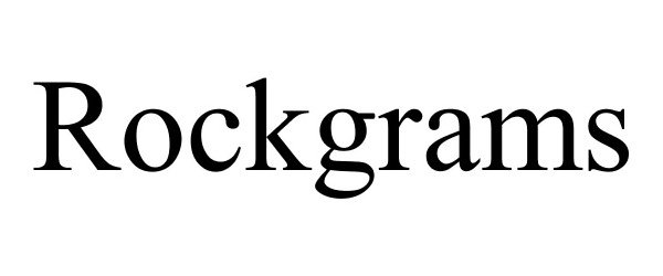 Trademark Logo ROCKGRAMS