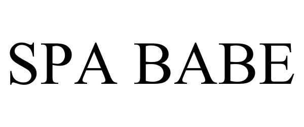 Trademark Logo SPA BABE