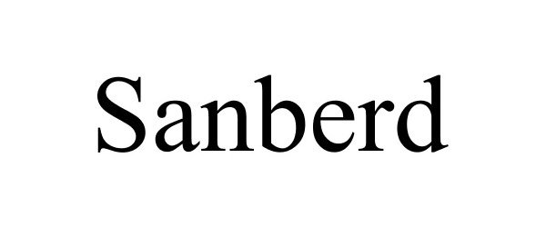 Trademark Logo SANBERD