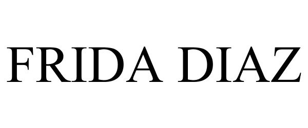 Trademark Logo FRIDA DIAZ