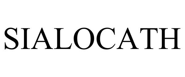 Trademark Logo SIALOCATH