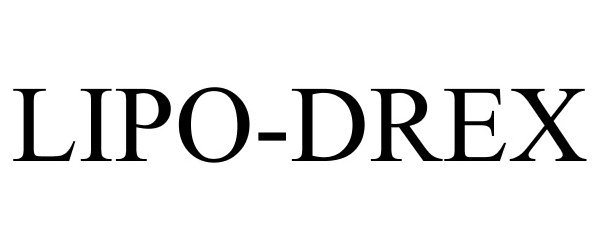 Trademark Logo LIPO-DREX
