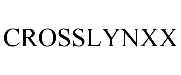 Trademark Logo CROSSLYNXX