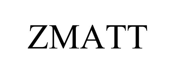 Trademark Logo ZMATT