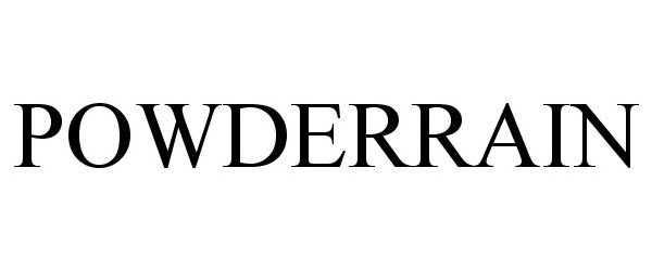 Trademark Logo POWDERRAIN