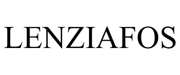 Trademark Logo LENZIAFOS