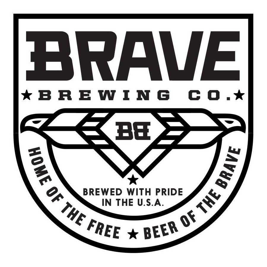 Trademark Logo BB BRAVE BREWING CO. BREWED WITH PRIDE IN THE U.S.A. HOME OF THE FREE BEER OF THE BRAVE