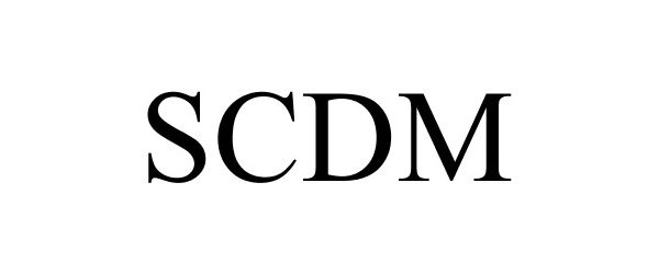 Trademark Logo SCDM