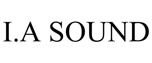 Trademark Logo I.A SOUND