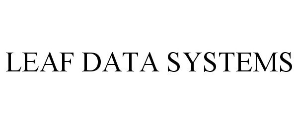  LEAF DATA SYSTEMS