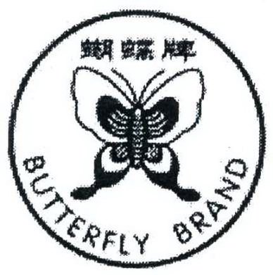 Trademark Logo BUTTERFLY BRAND