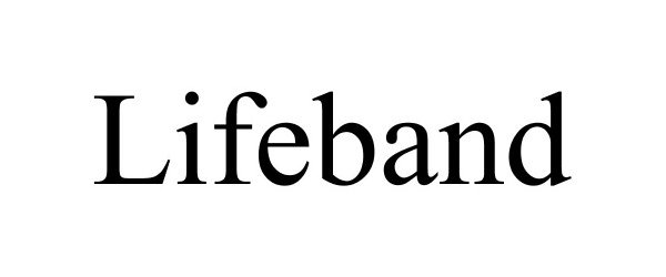 Trademark Logo LIFEBAND