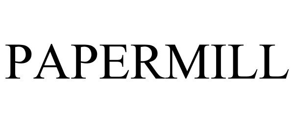 Trademark Logo PAPERMILL