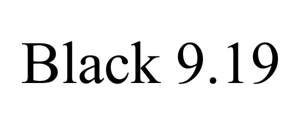  BLACK 9.19