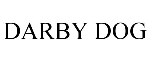 Trademark Logo DARBY DOG