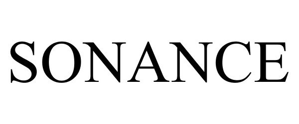 Trademark Logo SONANCE