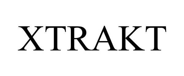 Trademark Logo XTRAKT