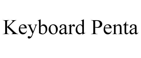 Trademark Logo KEYBOARD PENTA