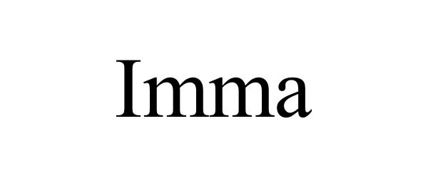 Trademark Logo IMMA