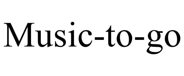 Trademark Logo MUSIC-TO-GO