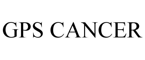 Trademark Logo GPS CANCER