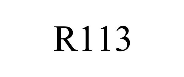 Trademark Logo R113