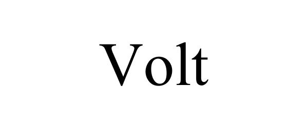 Trademark Logo VOLT
