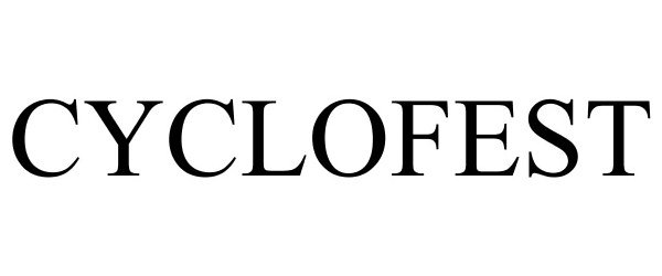 Trademark Logo CYCLOFEST