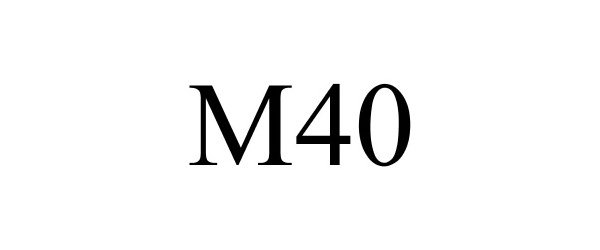 Trademark Logo M40