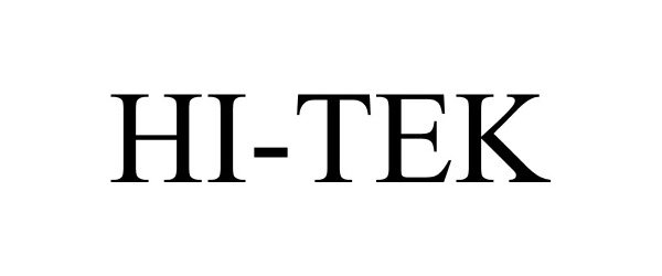 Trademark Logo HI-TEK