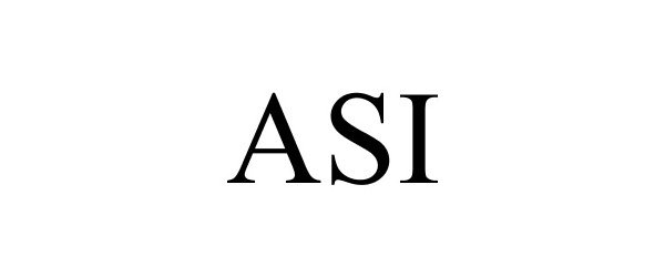 Trademark Logo ASI