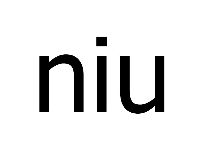 Trademark Logo NIU