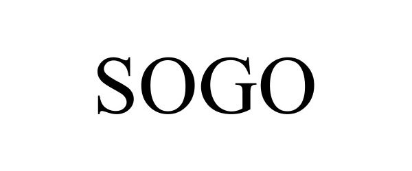 Trademark Logo SOGO