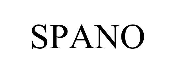 Trademark Logo SPANO