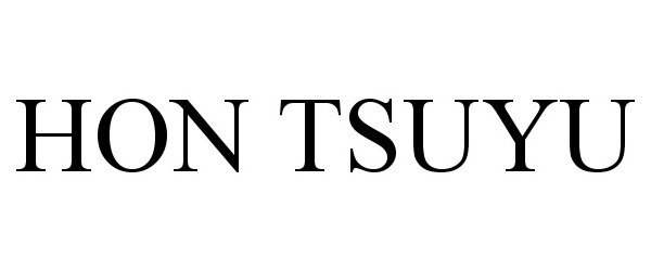 Trademark Logo HON TSUYU