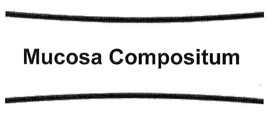 Trademark Logo MUCOSA COMPOSITUM
