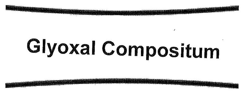 Trademark Logo GLYOXAL COMPOSITUM
